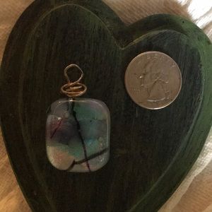 Handmade glass pendant